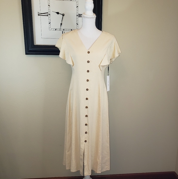 Calvin Klein Dresses & Skirts - CALVIN KLEIN Button Front A-Line Dress